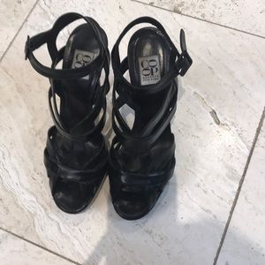 Barney COOP Black Shoes, SZ 38 1/2